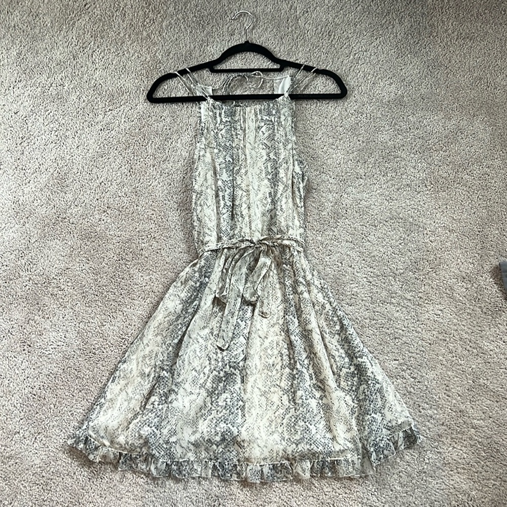 Abercrombie snakeskin pattern dress